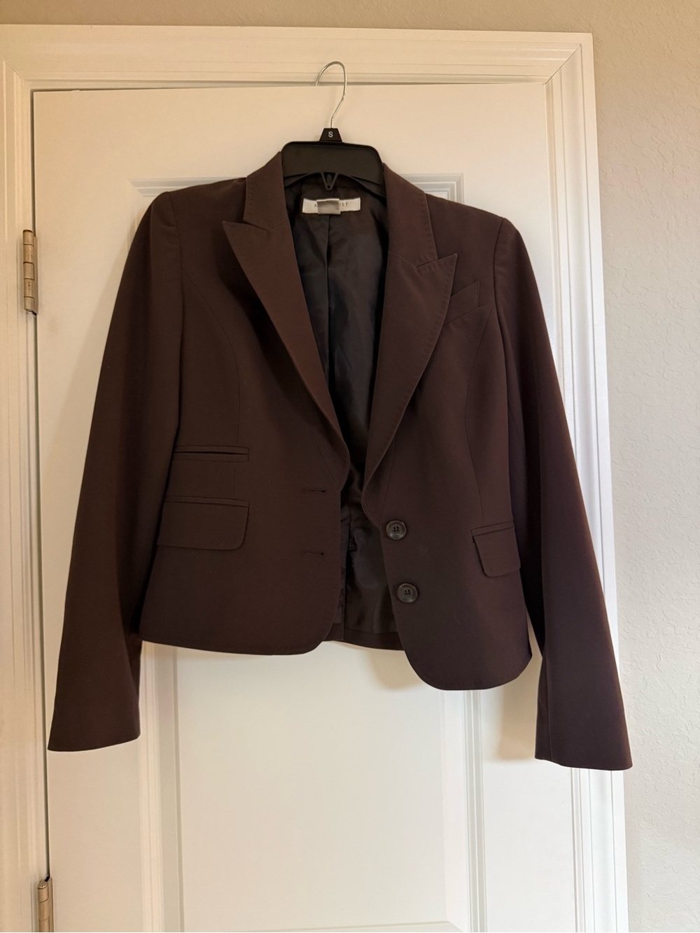 Nine West Dark Brown Tailored Blazer